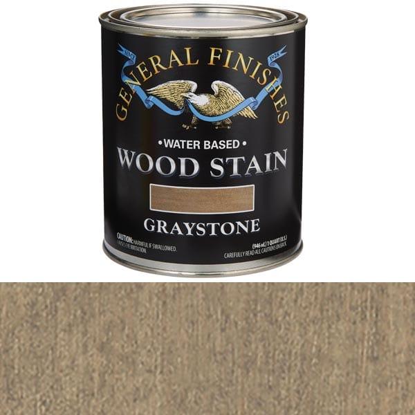 Wood Stain - Water Based - Color:Graystone - Size:1 Quart